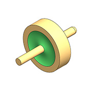 Impédance caractéristique de 50 Ω - pointe ronde et plate à noyau unique